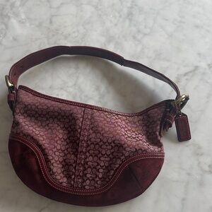 Coach vintage hobo signature shoulder bag